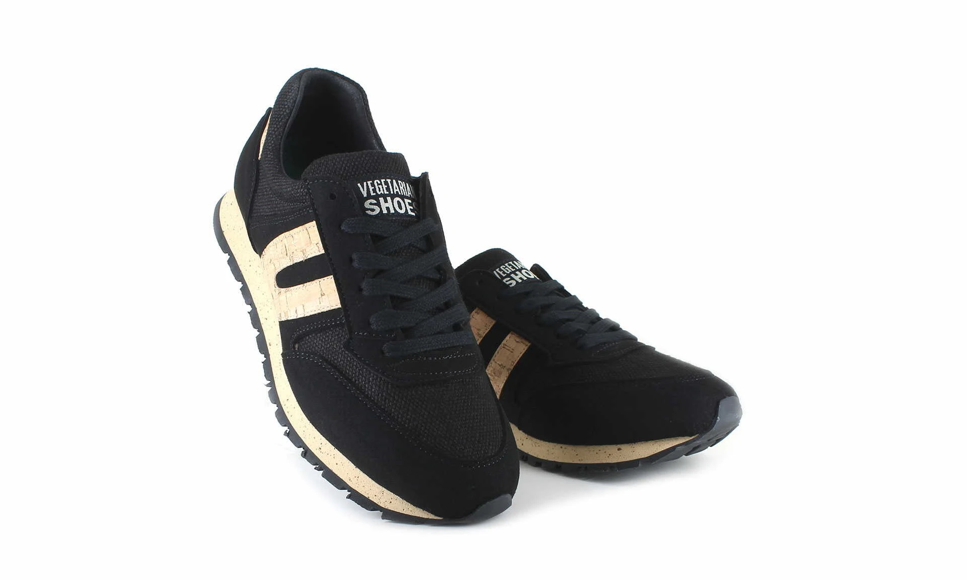 Vegan Runner Hemp Cork Black 2 Vegan Runner Hemp Cork Black - Image 2