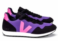 Veja SDU REC Alveomesh Purple Sari Black
