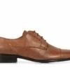 Albert Cap Toe Derby Cognac Tan