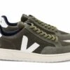 Veja V-12 B-Mesh Olive White