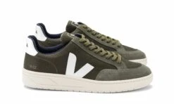 Veja V-12 B-Mesh Olive White