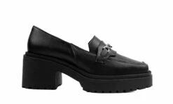Squared Loafers Black