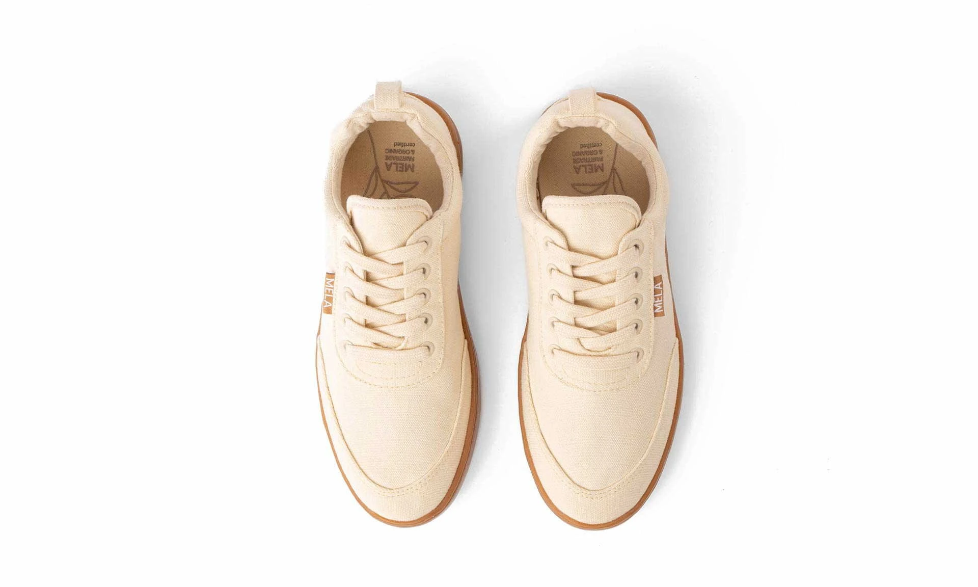 Damen Sneaker YALA Ecru/gum 3 Damen Sneaker YALA Ecru/gum - Image 3