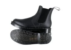 Airseal Chelsea Boot Black -ALTERCORE Sales Store vegan ankle high boot vegetarian shoes airseal chelsea boot black 8 2