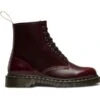 Dr. Martens 1460 8-Eye Boot Cherry Red Oxford Rub Off