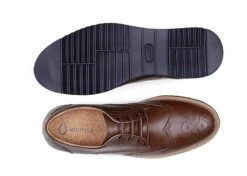 Philip Cognac -ALTERCORE Sales Store vegan brogues ahimsa philip cognac 6 2