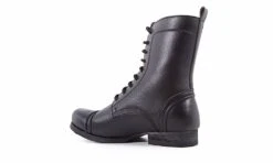 Vintage Boot Black -ALTERCORE Sales Store vegan lace up boot vegetarian shoes vintage boot black 5 5