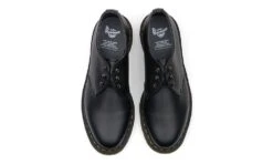 Dr. Martens 1461 3-Eye Shoe Black Felix Rub Off -ALTERCORE Sales Store vegan lace up shoe dr martens 1461 3 eye shoe black felix rub off 6 6