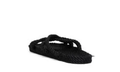 Slip On Black -ALTERCORE Sales Store vegan sandal nomadic state of mind slip on black 5 3