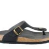 Toe Post Sandal Black