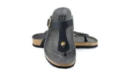 Toe Post Sandal Black -ALTERCORE Sales Store vegan sandal vegetarian shoes toe post sandal black 5 3