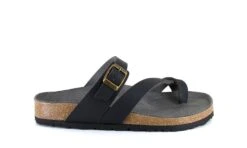 Toe Strap Sandal Black