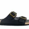 Two Strap Sandal Black