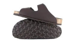 Two Strap Sandal Brown -ALTERCORE Sales Store vegan sandal vegetarian shoes two strap sandal brown 6 5