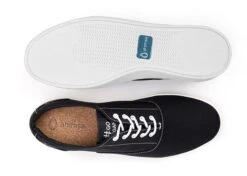 Wave Black -ALTERCORE Sales Store vegan sneaker ahimsa wave black 5 5