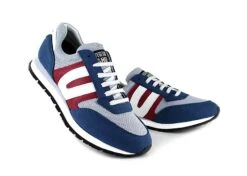 Vegan Runner Navy/Grey/Red -ALTERCORE Sales Store vegan sneaker vegetarian shoes vegan runner navy grey red 5 6