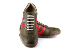 X Trainer Olive/Red -ALTERCORE Sales Store vegan sneaker vegetarian shoes x trainer olive red 6 1