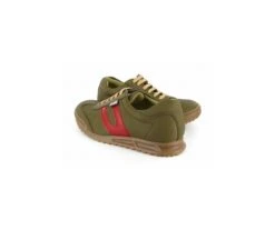 X Trainer Olive/Red -ALTERCORE Sales Store vegan sneaker vegetarian shoes x trainer olive red 8 1