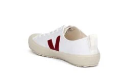 Veja Nova Canvas White Marsala -ALTERCORE Sales Store vegan sneaker veja nova canvas white marsala 5 8