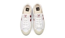 Veja Nova Canvas White Marsala -ALTERCORE Sales Store vegan sneaker veja nova canvas white marsala 6 8
