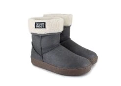 Snugge Boot Grey -ALTERCORE Sales Store vegan women s winter boot vegetarian shoes snugge boot grey 5 9