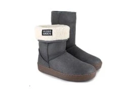 Snugge Boot Grey -ALTERCORE Sales Store vegan women s winter boot vegetarian shoes snugge boot grey 8 9